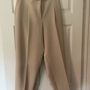 Loft High-Waisted, Pleated Slacks